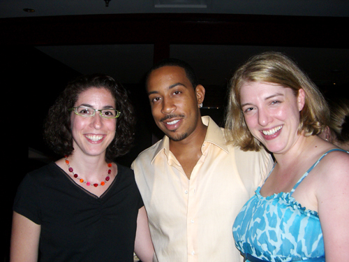 Just hanging out with Ludacris....