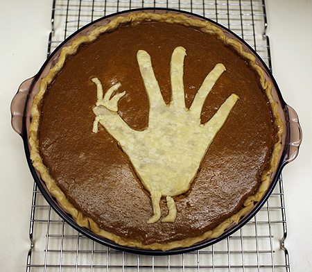 Gobble, gobble! Eat my pumpkin pie!